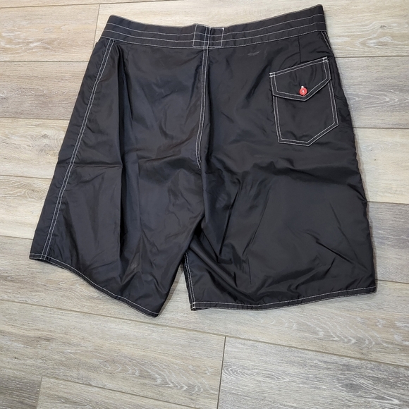 Birdwell Beach britches 312 black mens nylon board shorts - Picture 3 of 8